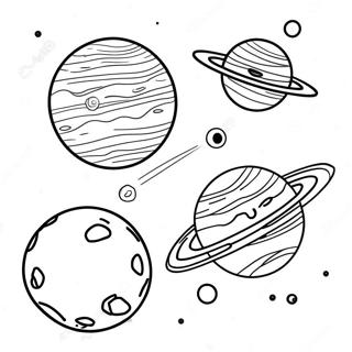 Solar System Coloring Page 1961-1611