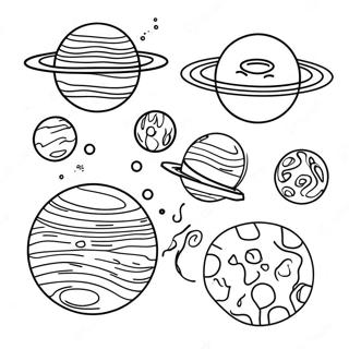 Solar System Coloring Page 1961-1612