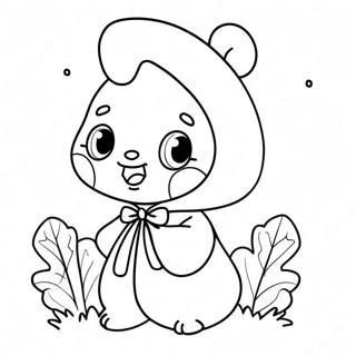 Cute Boo Character Coloring Page 19752-15902