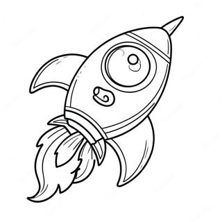 Cute Rocket Ship Coloring Page 20112-16189