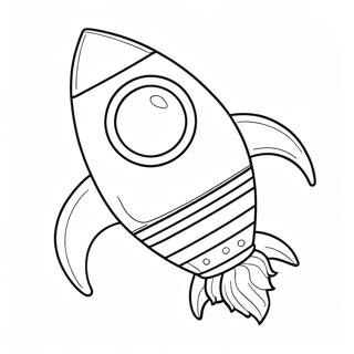 Cute Rocket Ship Coloring Page 20112-16190