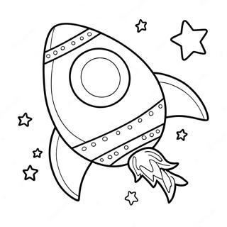 Cute Rocket Ship Coloring Page 20112-16192