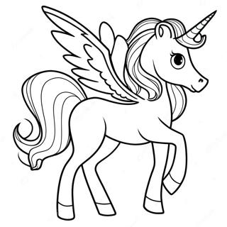 Alicorn Coloring Pages