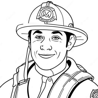 Marshall Firefighter Coloring Page 2181-1786