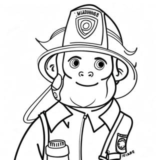 Marshall Firefighter Coloring Page 2181-1788