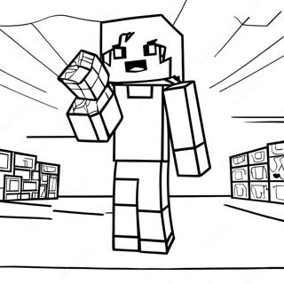 Minecraft Coloring Page 21-10