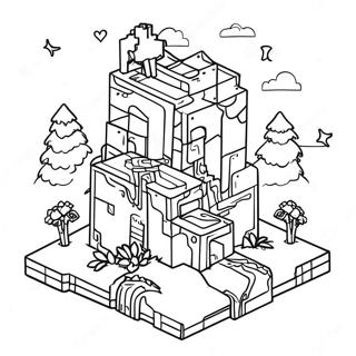 Minecraft Coloring Page 21-12