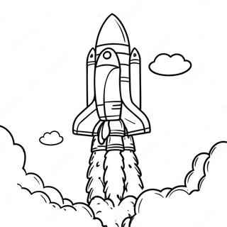 Space Shuttle Coloring Pages