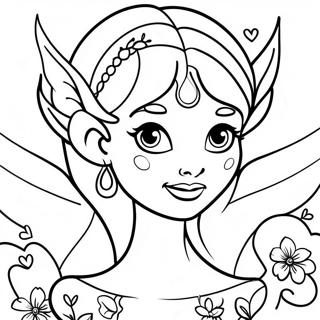 Enchanting Fairy Coloring Page 2232-1827