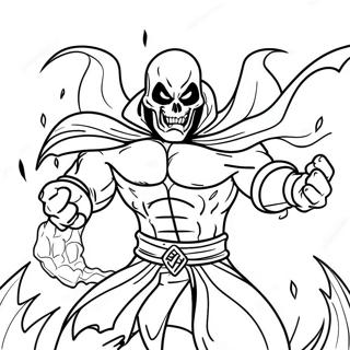 Angry Spawn In Battle Coloring Page 22852-18360