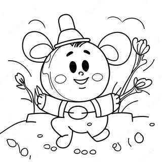 Cheerful Friday Coloring Page 2292-1876