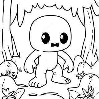 Creeper In A Forest Coloring Page 22-18