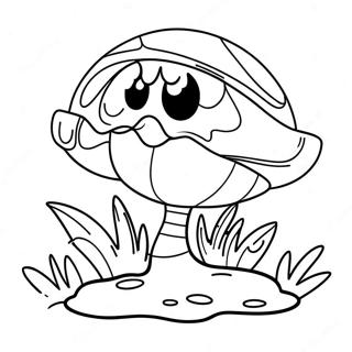 Piranha Plant Coloring Page 23161-18602