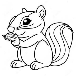 Chipmunk Coloring Page 23641-18989