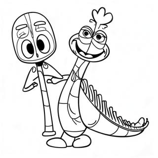 Forky Coloring Pages