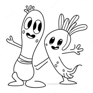 Forky Coloring Pages