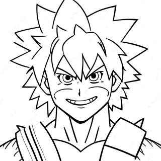 Bakugo Coloring Page 24211-19447
