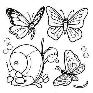 Life Cycle Of A Butterfly Coloring Page 24431-19623