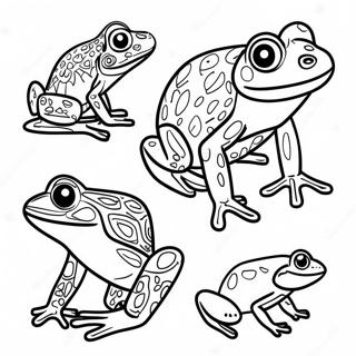 Colorful Life Cycle Of A Frog Coloring Page 24432-19626