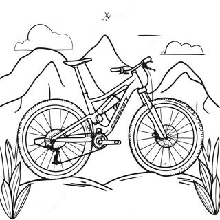 Mountain Biking Adventure Coloring Page 24462-19651