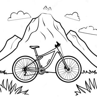 Mountain Biking Adventure Coloring Page 24462-19652