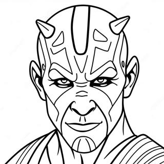 Darth Maul Coloring Page 24681-19821