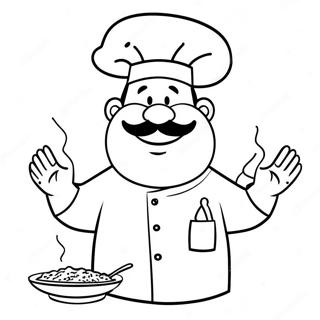 Chef Coloring Page 25141-20198