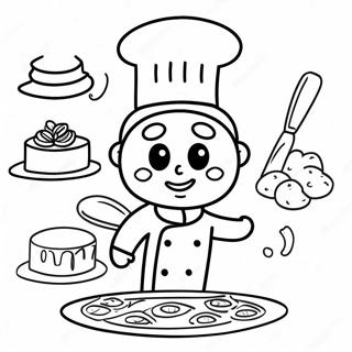 Chef Coloring Page 25141-20200