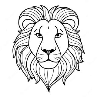 Majestic Lion Coloring Page 252-208