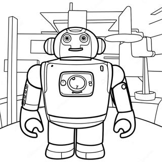 Tobot Coloring Page 25671-20615