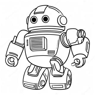 Tobot Coloring Page 25671-20616