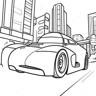 Tobot Racing In The City Coloring Page 25672-20620