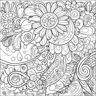 Pattern Coloring Page For Kids 2581-2111