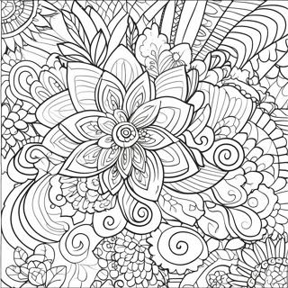 Pattern Coloring Page For Kids 2581-2112