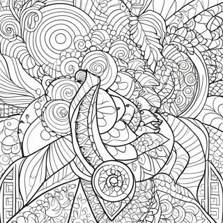 Geometric Pattern Coloring Page 2582-2108