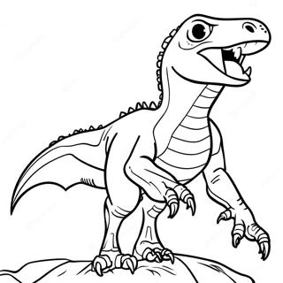 Indoraptor Roaring Coloring Page 25911-20806