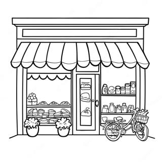 Shops Coloring Page 26163-21008