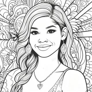 Zendaya Coloring Page 26383-21181