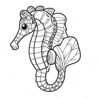 Seahorse Coloring Pages