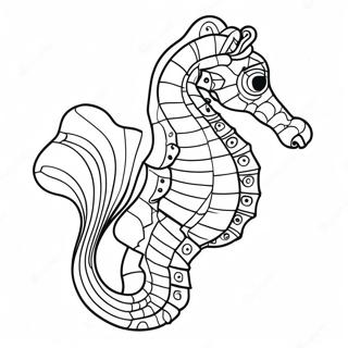 Seahorse Coloring Page 2686-2191