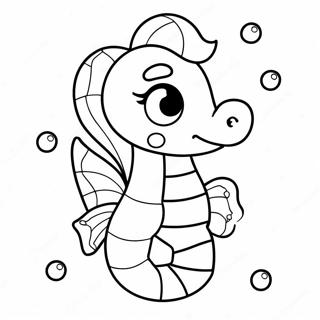 Seahorse Coloring Pages