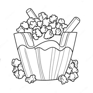 Popcorn Coloring Page 2726-2215