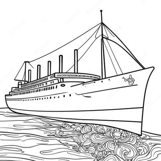 Britannic Ship Coloring Page 27293-21900