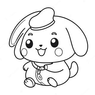 Pompompurin Coloring Page 281-221