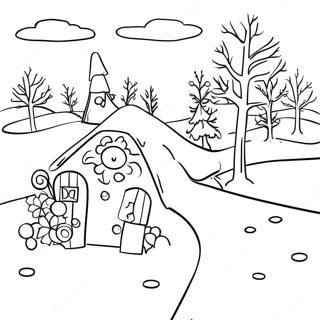 Let It Snow Coloring Pages