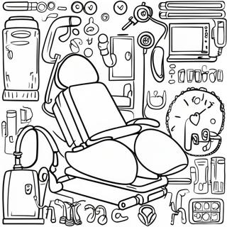 Colorful Medical Equipment Coloring Page 28514-22853