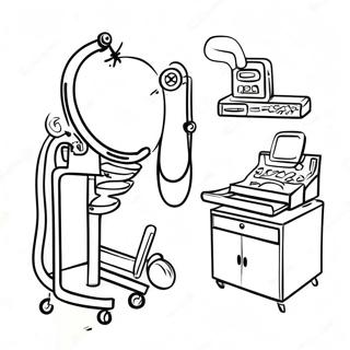 Colorful Medical Equipment Coloring Page 28514-22856