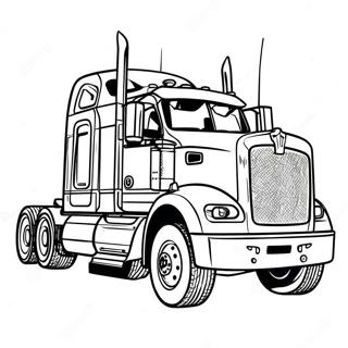 Kenworth Truck Coloring Page 28793-23070
