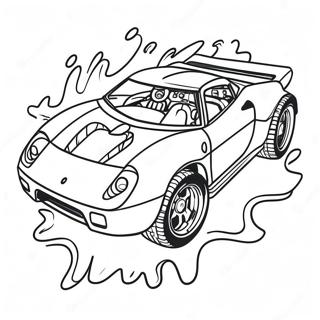 Fast Rc Car In Action Coloring Page 28914-23166