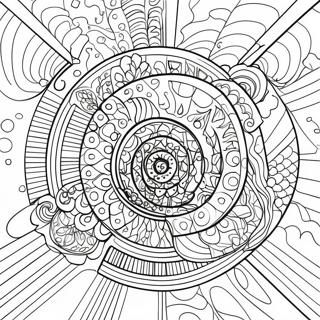 Optical Illusion Coloring Page 2896-2355